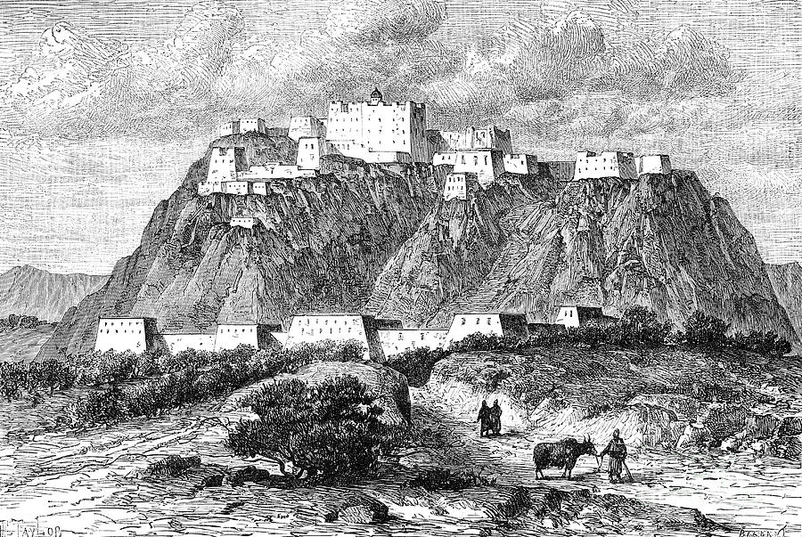 The Potala Palace In Lhasa, Tibet Drawing by Print Collector