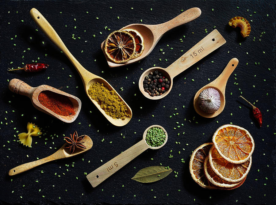 Still Life Photograph - The Power And Beauty Of Spices 2 by Saskia Dingemans