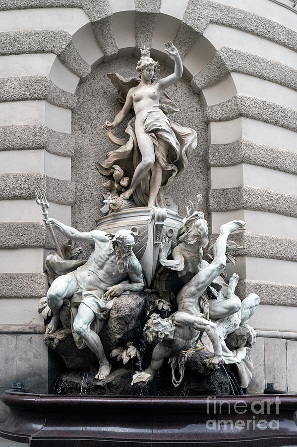 The Power At Sea Statue - Vienna Photograph