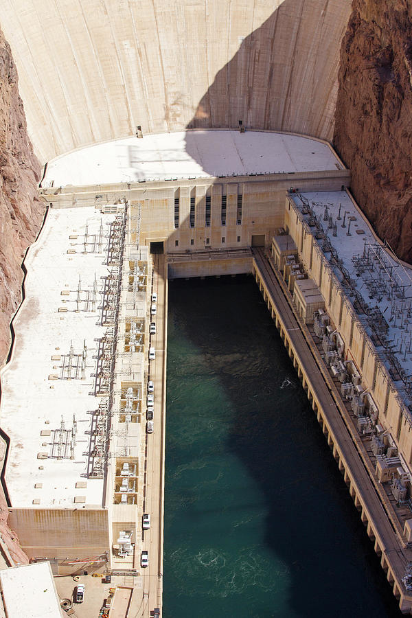 The Power Station Generating Hydro Electricity From Lake Mead Dam Hydro ...