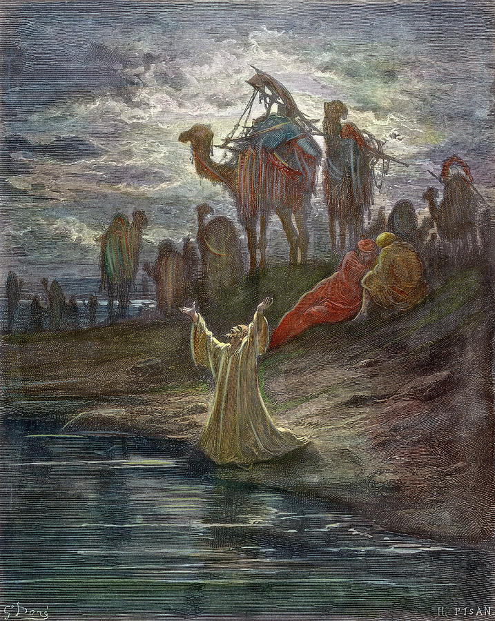 The Prayer Of Jacob Painting by Gustave Dore