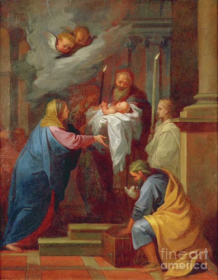 The Presentation In The Temple Painting by Charles De Lafosse