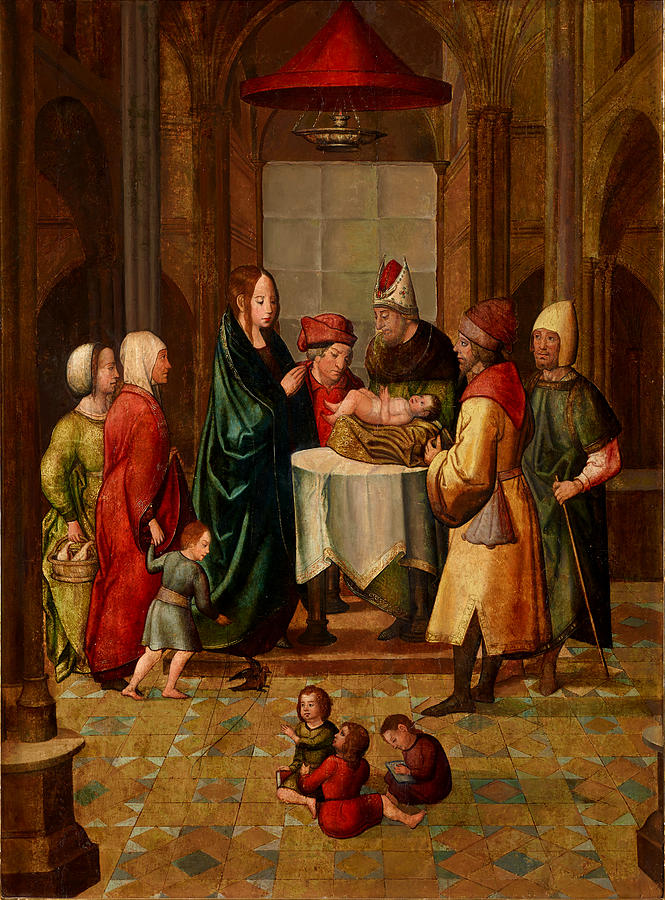 Presentation of the virgin mary in the temple painting tintoretto 03 picture