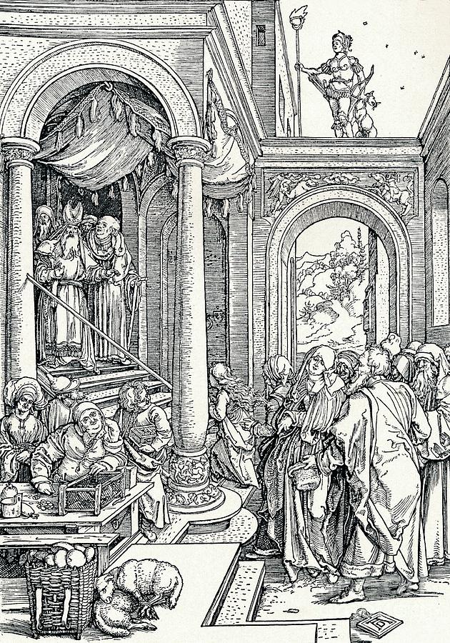 The Presentation Of The Virgin Drawing by Print Collector