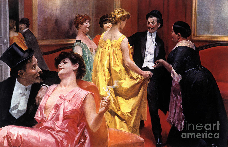 The Presentation. Parisian House At The Beginning Of The 20th Century