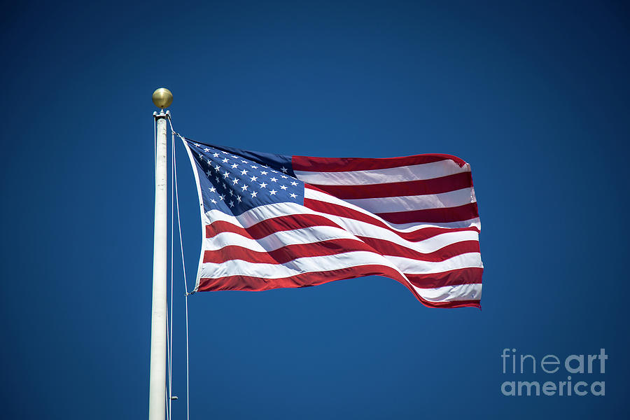 Follow Me To Freedom Old Glory American Flag Art Photograph by Reid Callaway