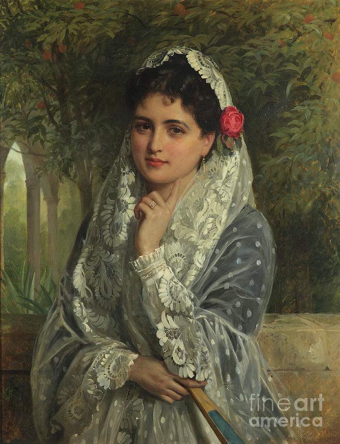 The Pride Of Seville Painting by John Bagnold Burgess