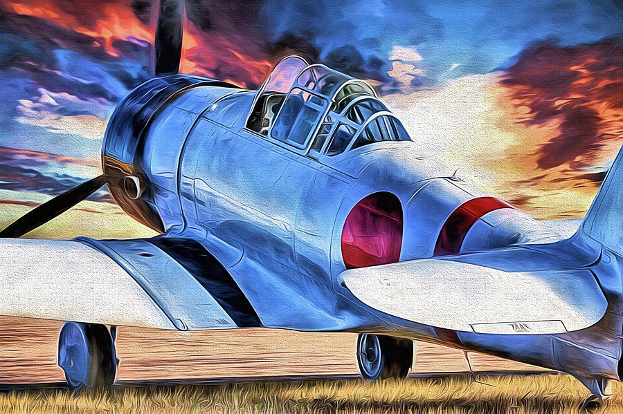 Warbird Digital Art - The Pride of the Rising Sun by JC Findley