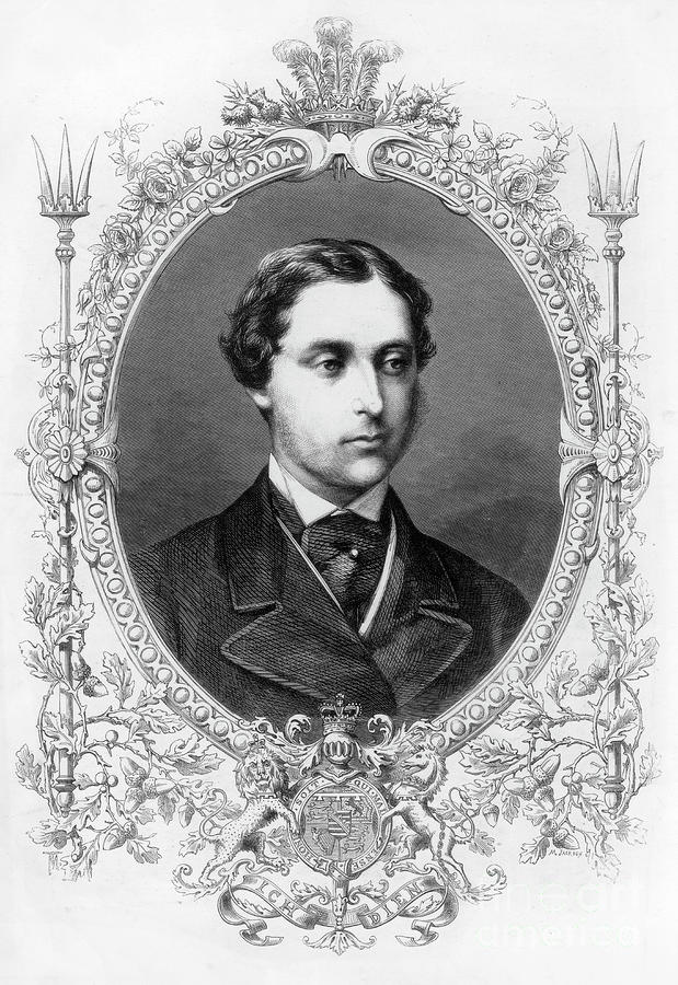 The Prince Of Wales, 1862 Drawing by Print Collector