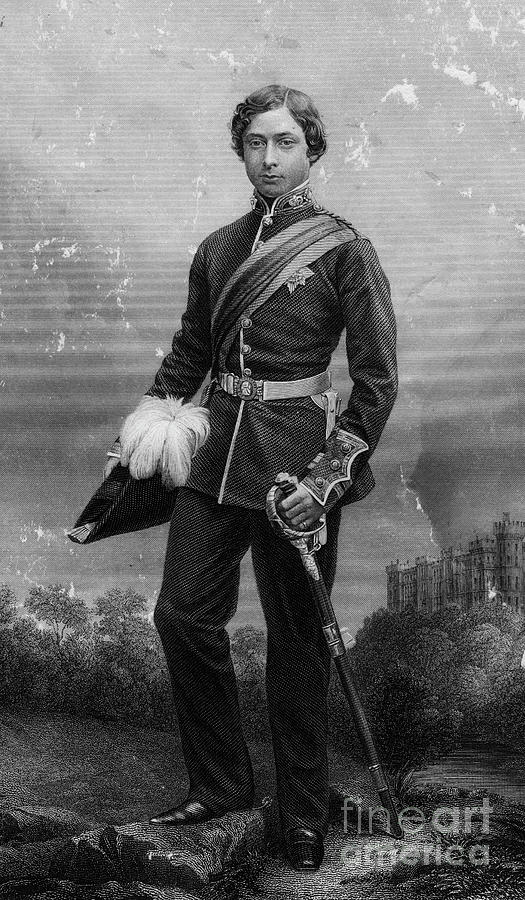 The Prince Of Wales, C1851.artist Dj Drawing by Print Collector