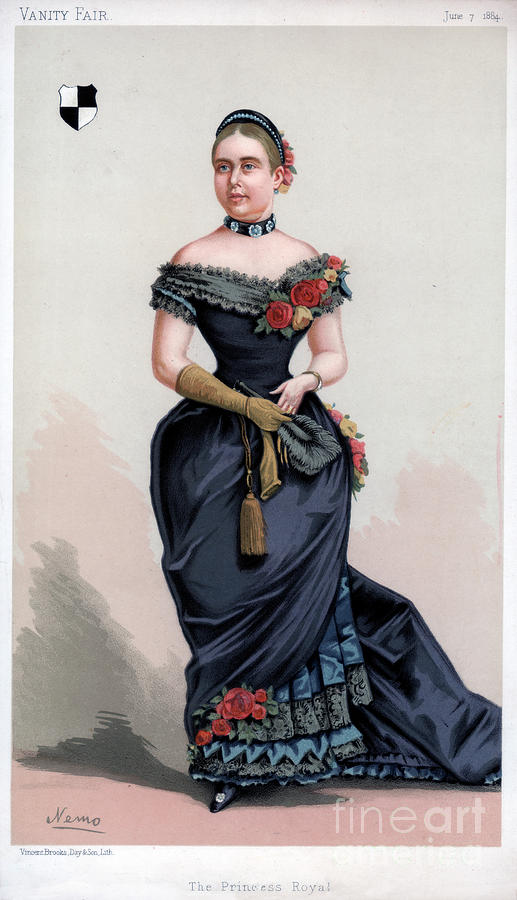 The Princess Royal, 1884. Artist Drawing by Print Collector