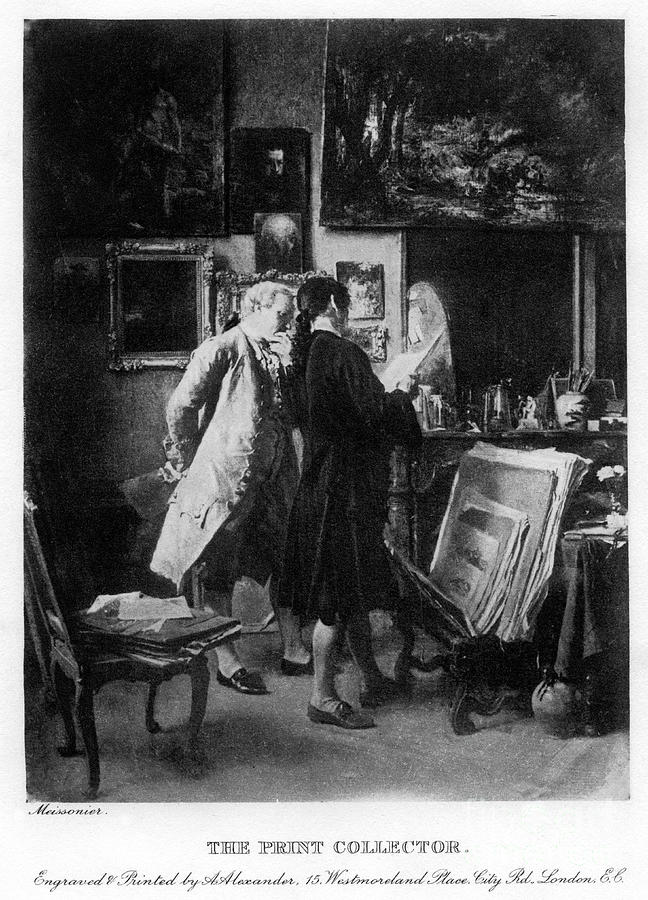 The Print Collector, 1908-1909.artist Drawing by Print Collector