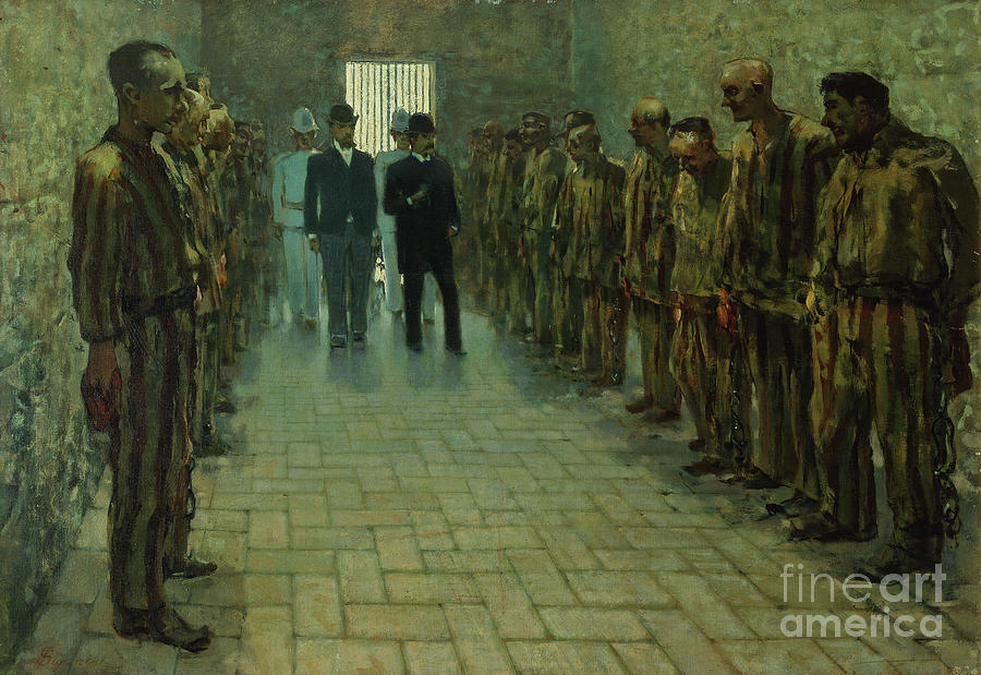 The Prison Of Portoferraio, Elba Island, 1896 Painting by Telemaco Signorini