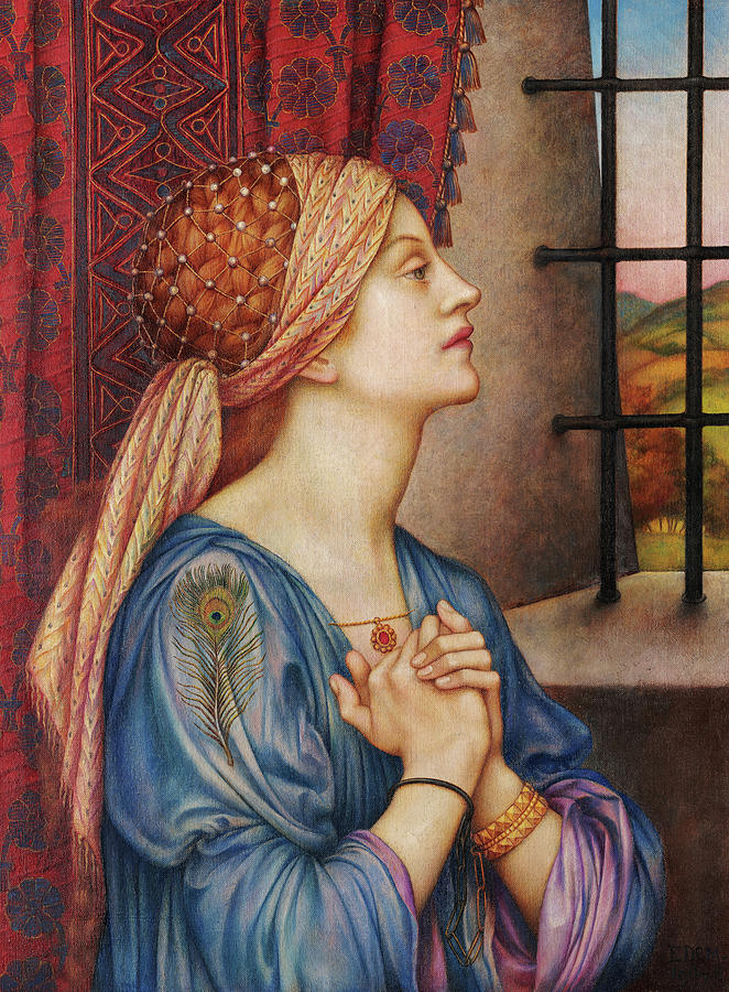 The Prisoner, 1908 Painting by Evelyn De Morgan - Fine Art America