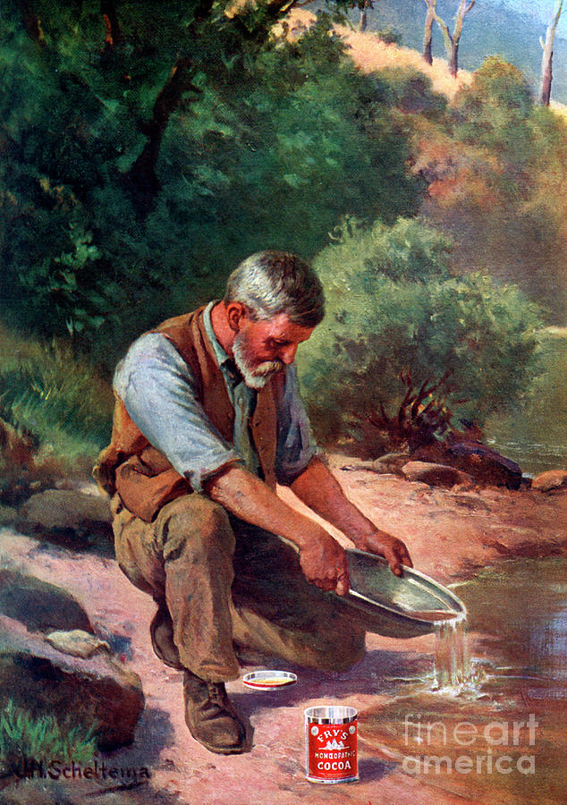 The Prospector, 1908-1909.artist Jan Drawing by Print Collector