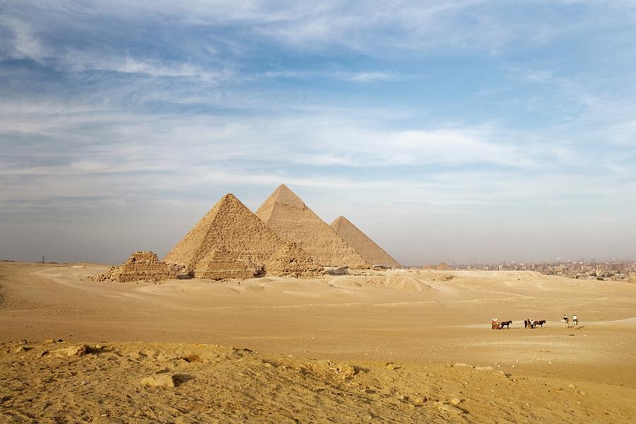 The Pyramids, Giza, Cairo, Egypt Photograph by Design Pics/deddeda
