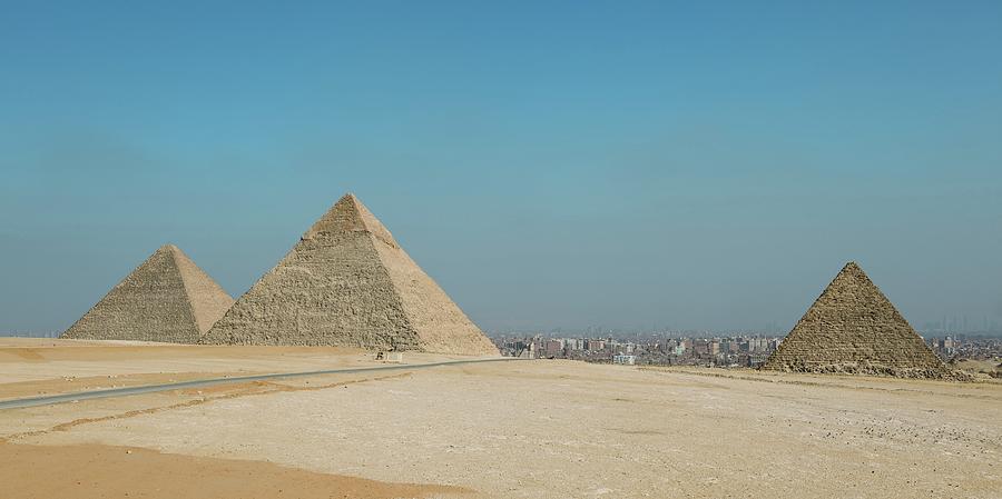 The Pyramids Of Giza Photograph by Chris Karageorgiou