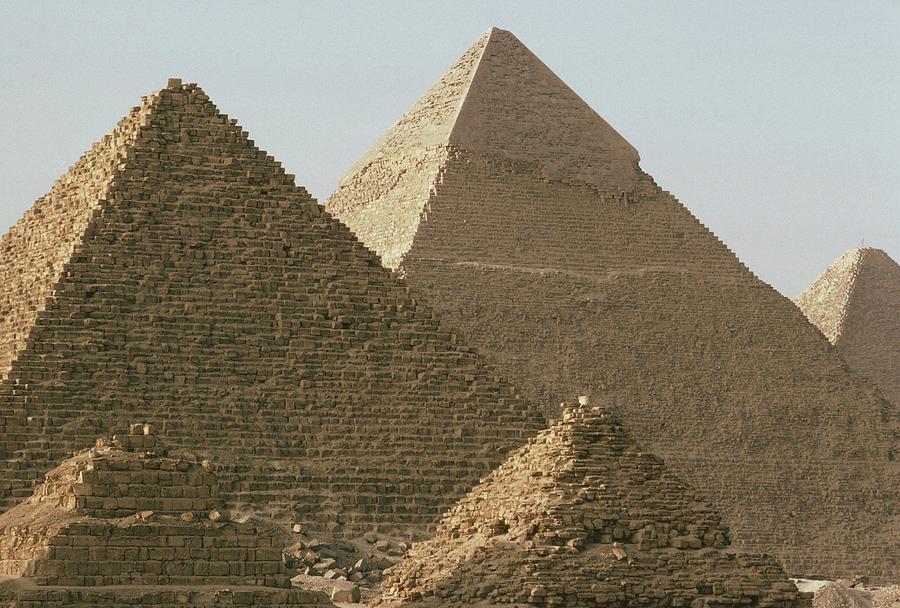 The Pyramids Of Giza, In Giza, Egypt - Photograph by Francois Le Diascorn