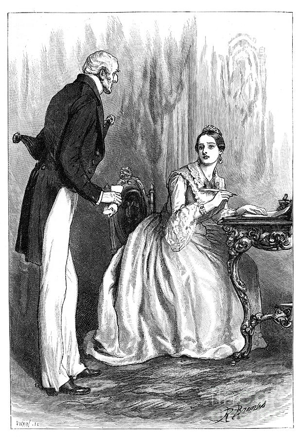 The Queen And The Deserters Death Drawing by Print Collector The Queen And The Deserters Death Drawing by Print Collector