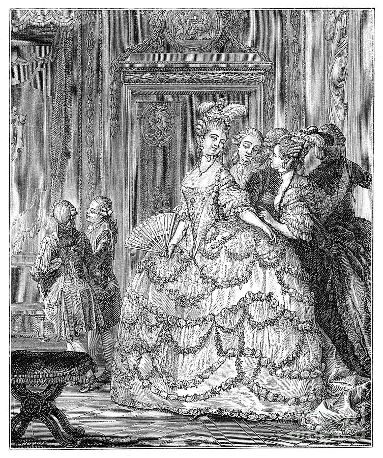 The Queen At The Palace, 1885.artist Drawing by Print Collector