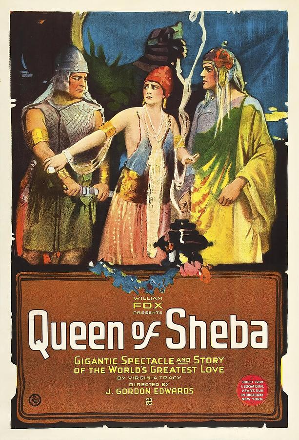 The Queen Of Sheba -1921-. Photograph by Album The Queen Of Sheba -1921-. Photograph by Album