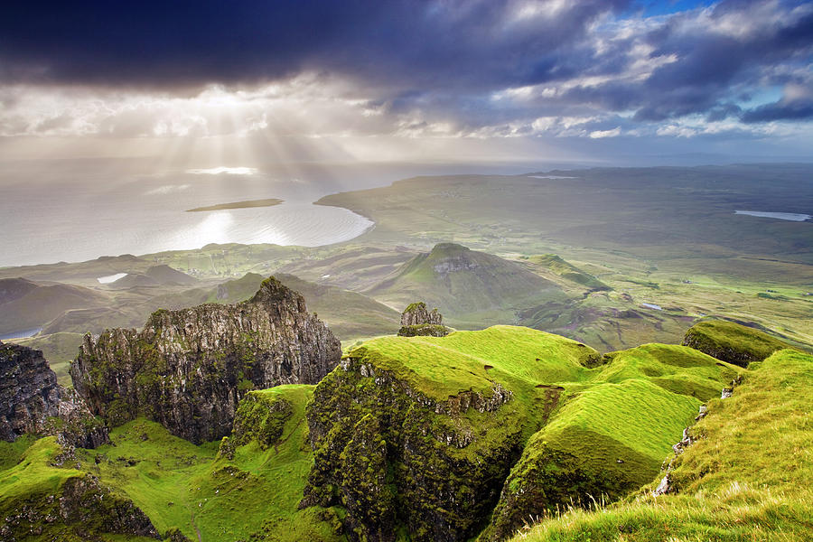 The Quiraing At Dawn, Isle Of Skye By Derek Croucher