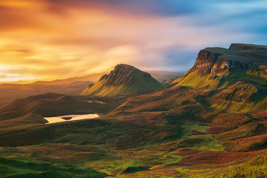 The Quiraing On Fire Photograph by Luigi Ruoppolo