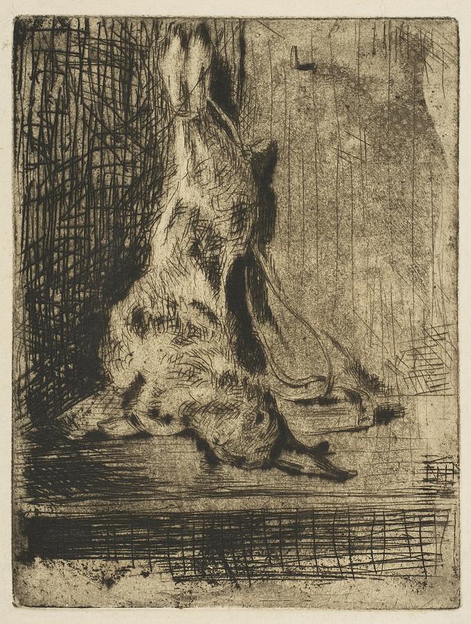 Still Life Drawing - The Rabbit by Edouard Manet
