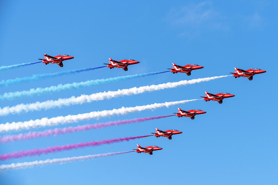The RAF Red Arrows by Ross G Strachan The RAF Red Arrows by Ross G Strachan