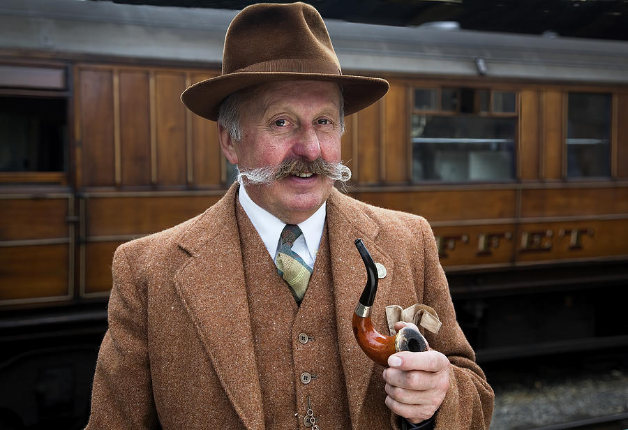 The Railway Man Photograph by Daniel Springgay