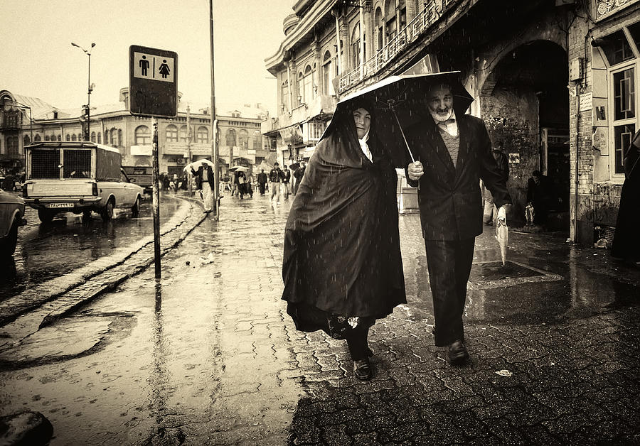 The Rain And The Love Photograph by Usef Bagheri - Pixels