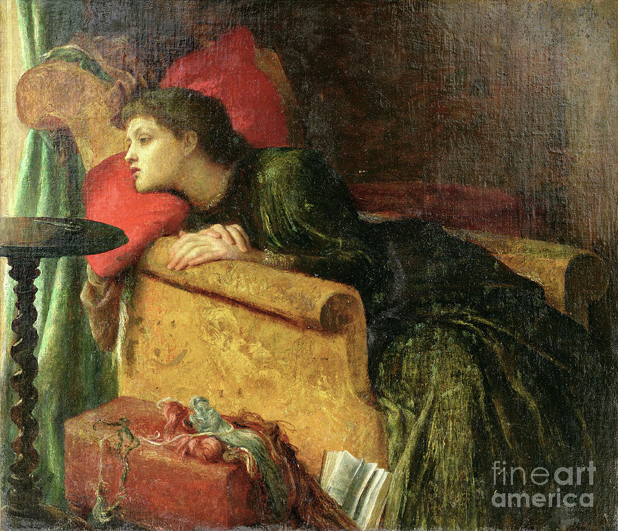 The Rain It Raineth Every Day, 1883 Painting by George Frederic Watts ...