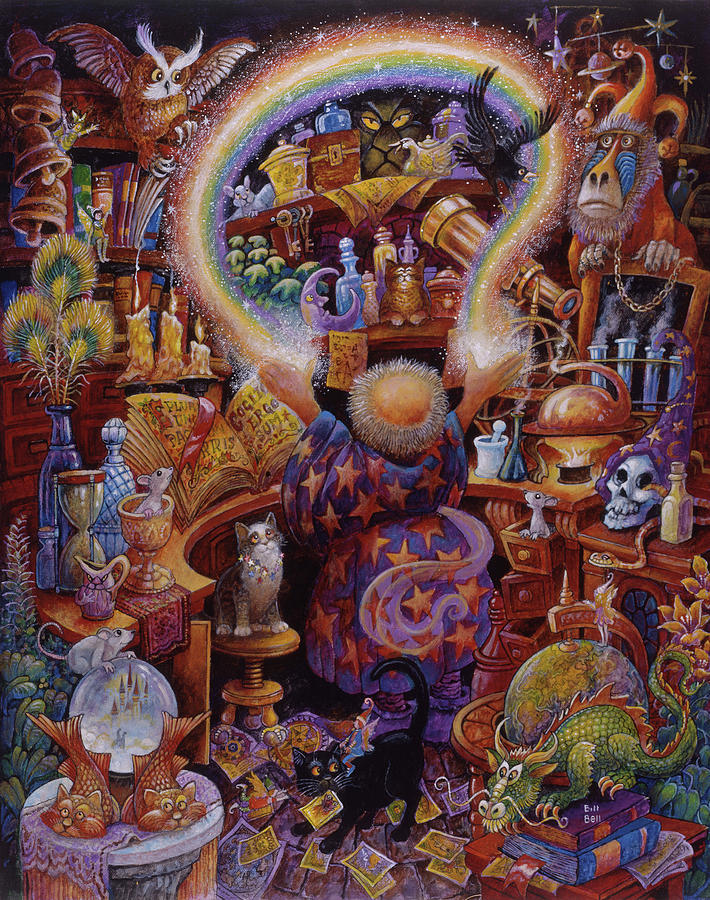 Magic Painting - The Rainbow Wizard (revised) by Bill Bell