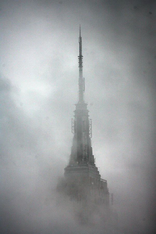 The Rains Recede And The Empire State Photograph by New York Daily News Archive
