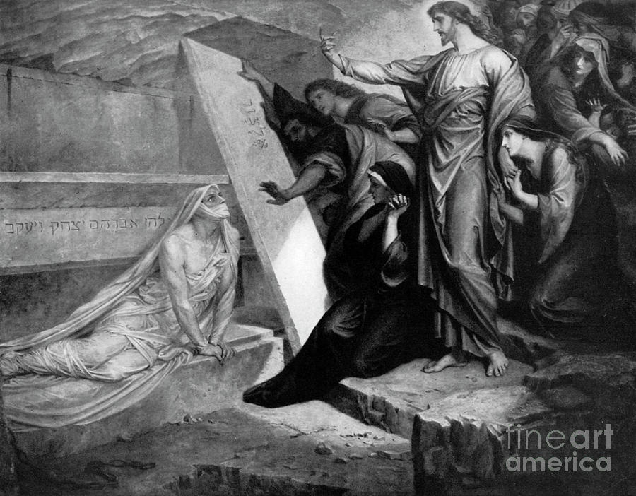 The Raising Of Lazarus, 1926.artist Drawing by Print Collector