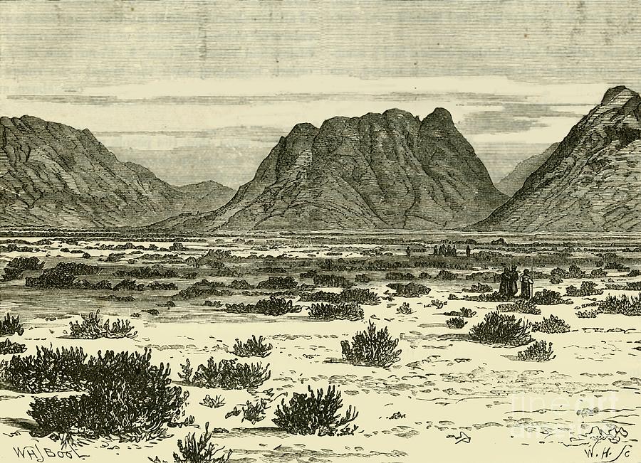 The Ras Sufsafeh Mount Sinai Drawing by Print Collector