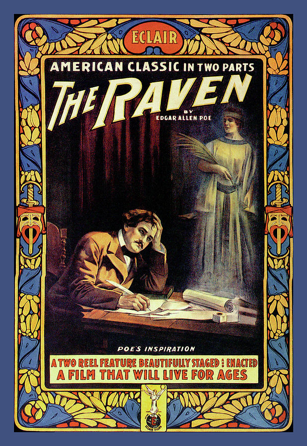 The Raven Painting by Edgar Allen Poe
