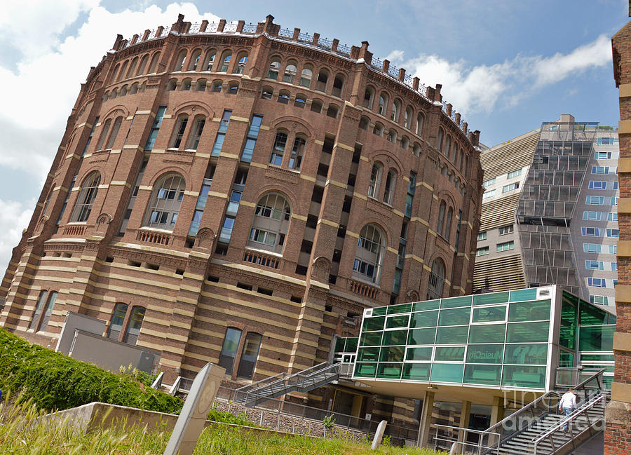 The Reconstructed Gasometer in Vienna Photograph by Yavor Mihaylov