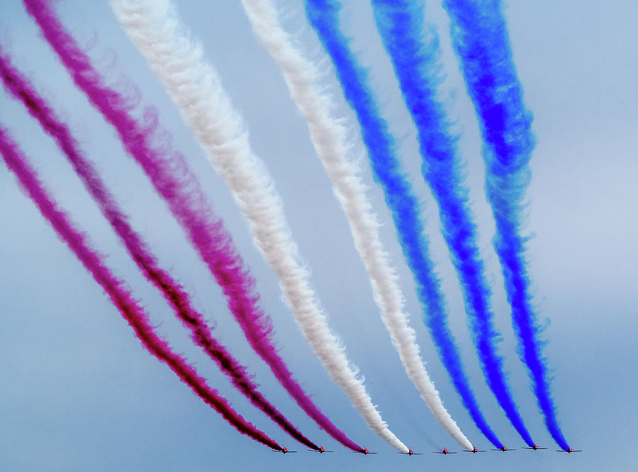 Red Arrows Photograph - The Red Arrows. by Angela Aird Red Arrows Photograph - The Red Arrows. by Angela Aird