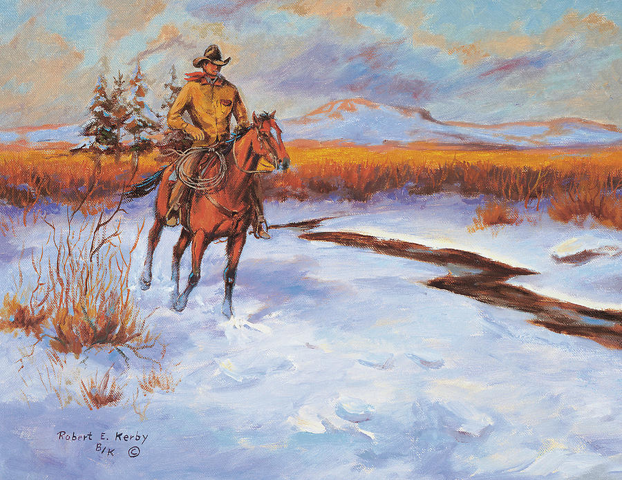 The Red Bandanna Painting by Robert E Kerby - Fine Art America