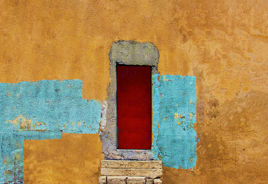 Architecture Photograph - The Red Door - Old Jaffa by Arnon Orbach