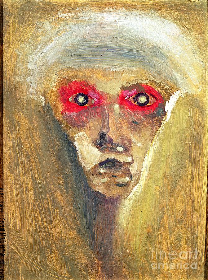 The Red Gaze, 1910 Painting by Arnold Schoenberg
