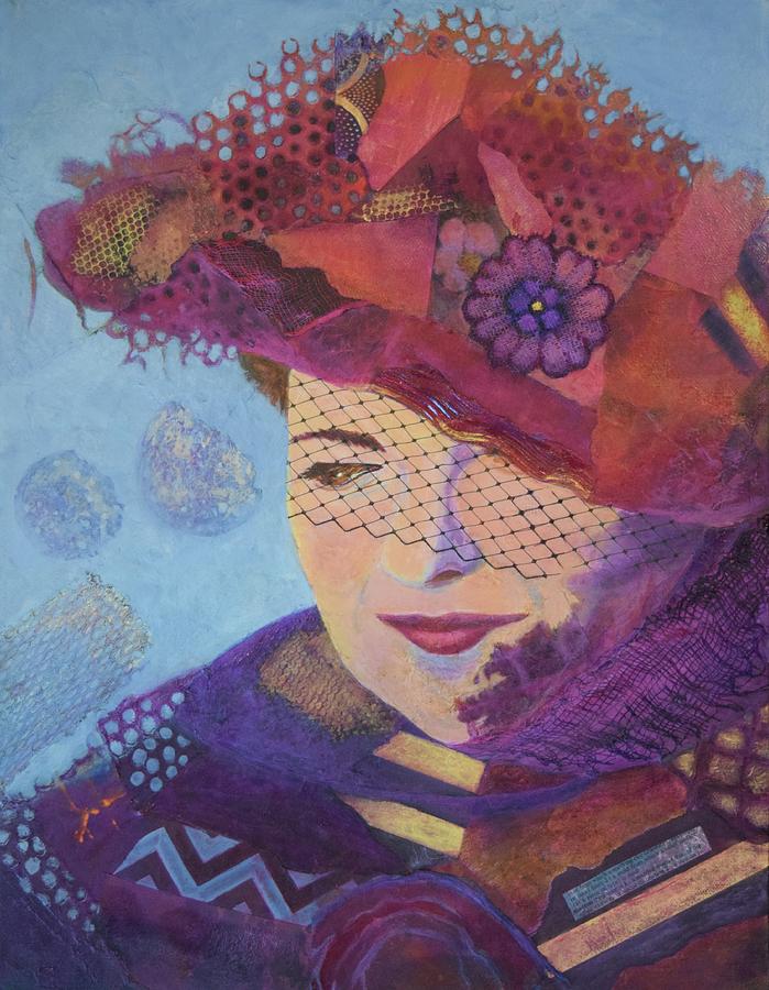 The Red Hat Painting by Nancy Jolley