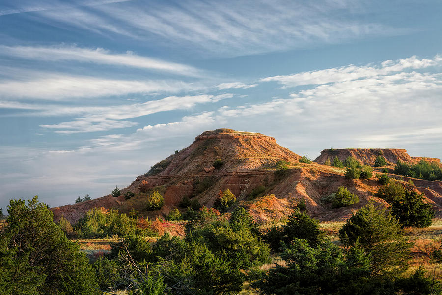 Fall Photograph - The Red Hills by Scott Bean