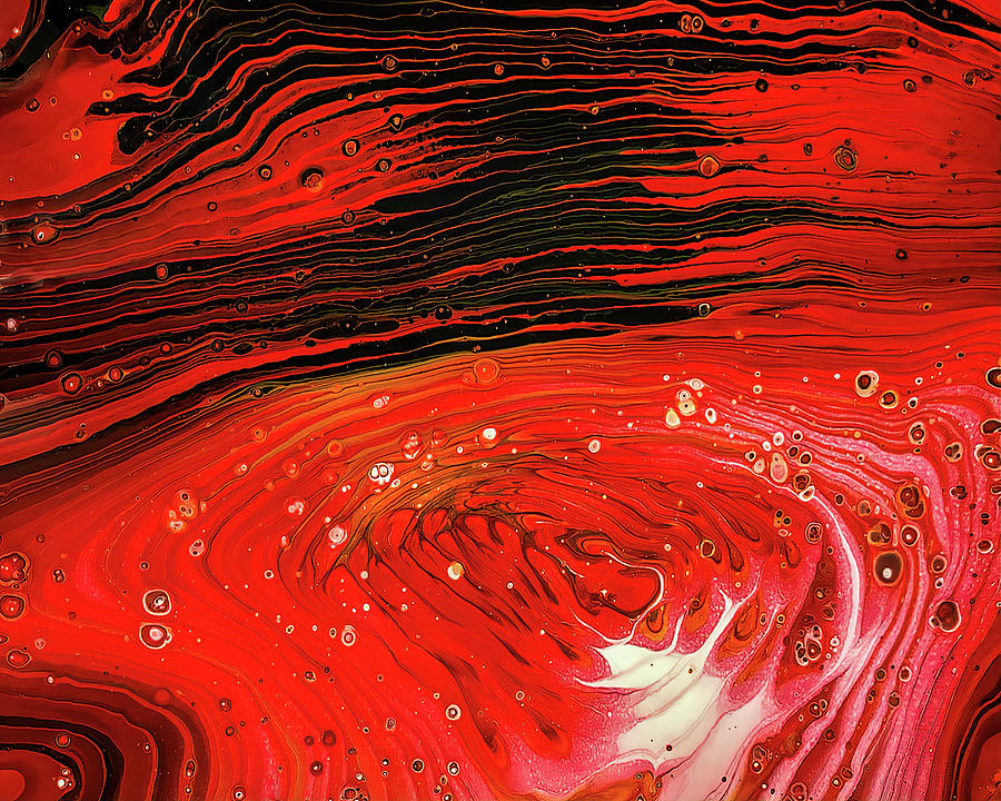 The Red Planet by Teresa Wilson Painting by Teresa Wilson