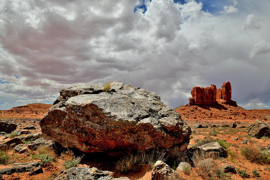 The Red Rock Desert of Utah along Highway 191 Photograph by Ray Mathis