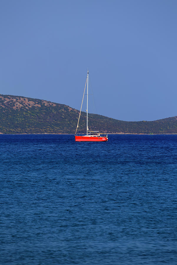 The Red Yacht Photograph