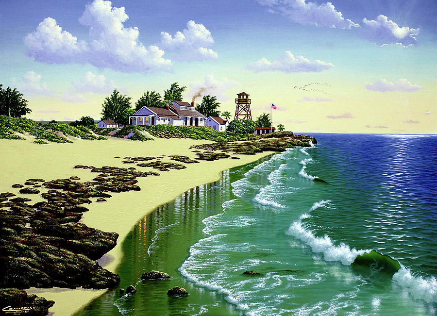 The Refugee House, Fl Painting by Eduardo Camoes