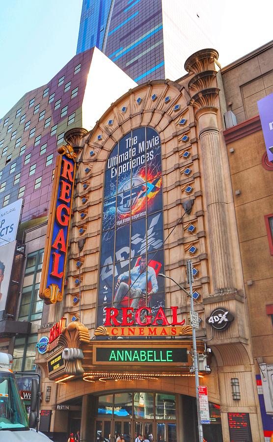 The Regal Theatre on 42nd Street Photograph by William E Rogers