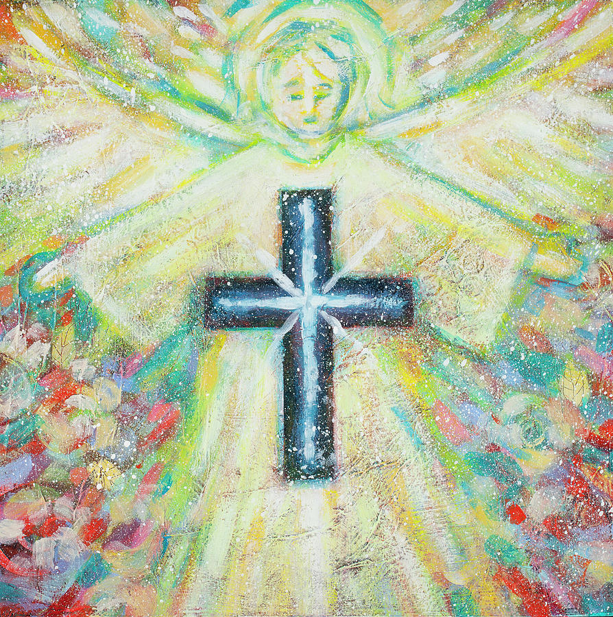 Easter Painting - The Resurrection by Jen Norton